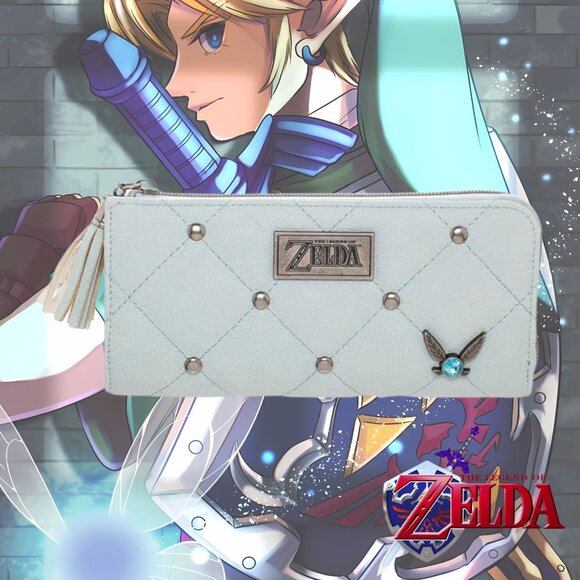 Bioworld Women's Legend Of Zelda‎ Navi L Zip Wallet - Picture 1 of 5